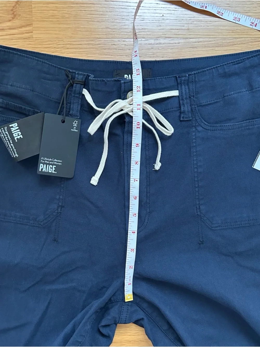 Paige Ari Wide Leg Drawstring Relaxed Pants - Picture 9 of 15